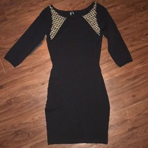 Guess by Marciano black sweater dress size M new